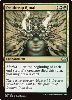 DEATHREAP RITUAL x4 mtg NM-M Commander Duskmourn 4 Unc - Image 1