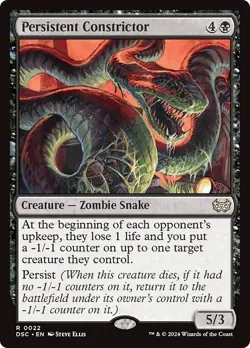 PERSISTENT CONSTRICTOR x1 mtg NM-M Commander Duskmourn 1 Rare - Image 1