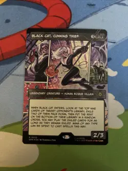 Black Cat, Cunning Thief (Borderless) Marvel's Spider-Man Foil - Image 1