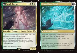 FOIL SERAH FARRON // CRYSTALLIZED SERAH mtg NM Final Fantasy 1 Rare - Image 1