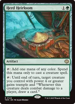 FOIL HERD HEIRLOOM mtg NM Tarkir Dragonstorm 1 Rare - Image 1