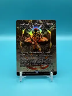 Iron Spider, Civil Warrior - Alibou, Ancient Witness (Borderless) - MTG - NM - Image 1