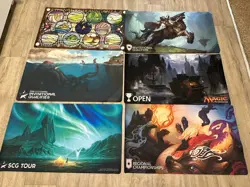 Various Star City Games, Champion, And Misc Magic The Gathering Playmats - Image 1