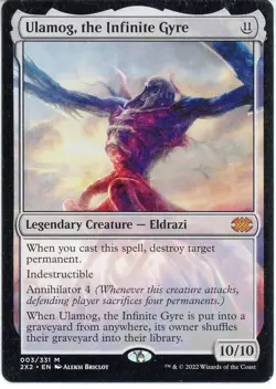 2022 Magic the Gathering Ulamog, The Infinite Gyre Legendary Creature Nr/Mt - Image 1