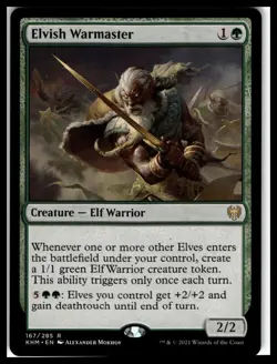 Kaldheim #167 Elvish Warmaster - Image 1