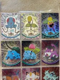 1999 TOPPS POKEMON TV ANIMATION EDITION HOLOFOILS - Image 2