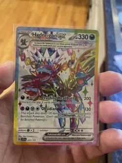 Hydreigon ex 223/191 Sv08: Surging Sparks Pokemon NM - Image 1