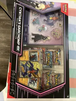 Pokemon TCG: Cynthia’s Garchomp ex Premium Collection box Sealed - Image 1