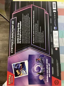 Pokemon TCG: Cynthia’s Garchomp ex Premium Collection box Sealed - Image 2