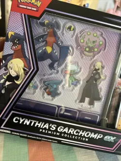 Pokemon TCG: Cynthia’s Garchomp ex Premium Collection box Sealed - Image 4