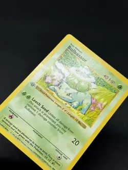 Pokemon Bulbasaur 044/102 Base Set Shadowless First Edition - Image 2