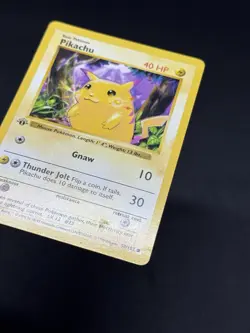 Pokemon Pikachu 058/102 Base Set Shadowless First Edition - Image 2