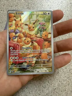 Eevee - 188/167 Illustration Rare Holo NM Pokemon SV06: Twilight Masquerade. NM - Image 2