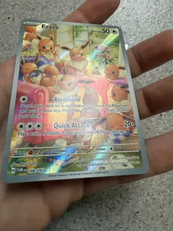 Eevee - 188/167 Illustration Rare Holo NM Pokemon SV06: Twilight Masquerade. NM - Image 3