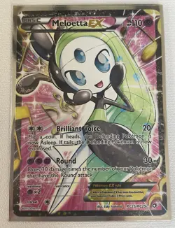 Pokemon TCG Meloetta-EX Legendary Treasures Full Art Ultra Rare RC25/RC25 - Image 1
