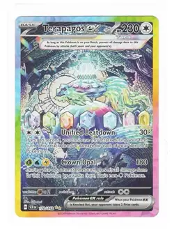 Pokemon TCG Terapagos EX Scarlet & Violet Stellar Crown 170/142 SIR - Image 1