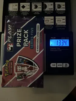 Heavy 13.34g Pokemon Sealed Prize Pack Series 5 Booster Pack - Image 1