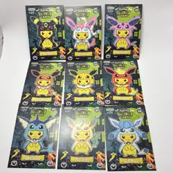 2025 Pokemon Halloween Collectoons Pikachu Eeveelution Poncho Set Non Tcg - Image 1