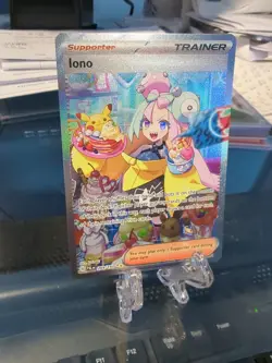 Iono 269/193 Paldea Evolved SIR Alt Art Full Art Trainer Pokemon TCG NM ✨ - Image 2