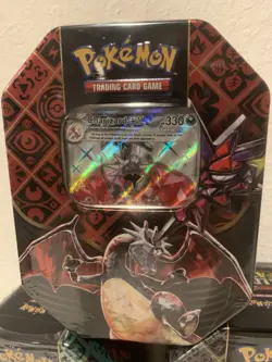 POKEMON TCG PALDEAN FATES TIN SET (3) CHARIZARD EX SHINY 🔥🔥🔥🔥 - Image 3