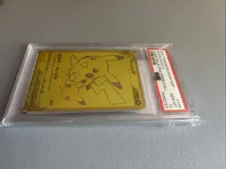 2021 Pokemon Celebrations Ultra Premium Collection Gold Pikachu v SWSH145 PSA 10 - Image 3