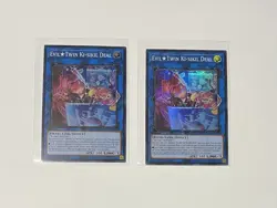 2x Yu-Gi-Oh! Evil Twin Ki-Sikil Deal #ALIN-EN052 Super Rare 1st Edition (NM) - Image 1