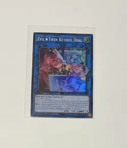 2x Yu-Gi-Oh! Evil Twin Ki-Sikil Deal #ALIN-EN052 Super Rare 1st Edition (NM) - Image 4