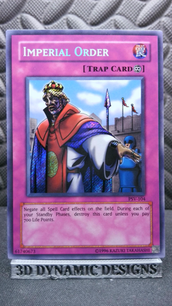 | Yugioh Imperial Order PSV-104 Secret Rare Pharaohs Servant NM 🔥 | - Image 1