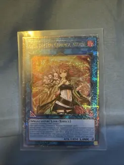 Hiita the Fire Charmer, Ablaze Quarter Century Secret Rare RA04-EN074 Yugioh NM - Image 1