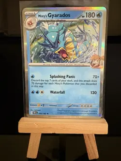 MISTY’S GYARADOS - 049/182 Destined Rivals - Holo Rare - Pokemon TCG Card - Image 1