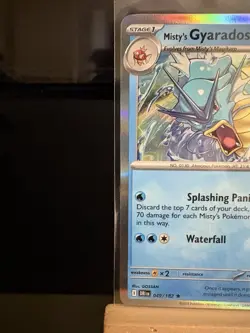 MISTY’S GYARADOS - 049/182 Destined Rivals - Holo Rare - Pokemon TCG Card - Image 2