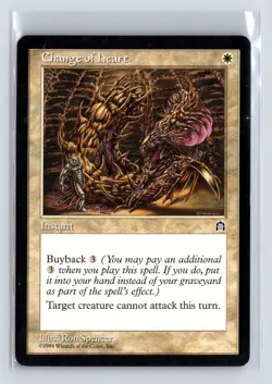 CHANGE OF HEART - MTG Magic the Gathering Card - Stronghold - Common - Image 1