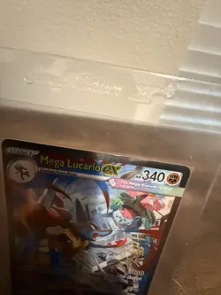 Mega Lucario Ex Alternate Art 179/132 Mega Evolution Secret Rare Pokemon Card NM - Image 3