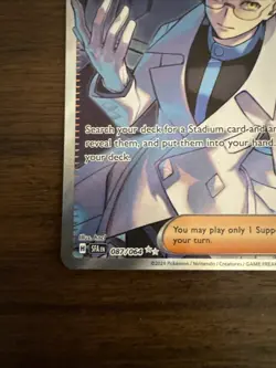 Pokemon Card Colress's Tenacity 87/64 Ultra Rare Shrouded Fable Near Mint - Image 4