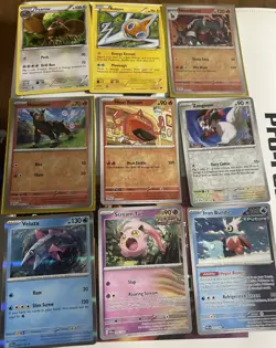 9 Pokemon Card Lot Including Reverse Holos , Holo and Non Holo Rare Cards - Image 1