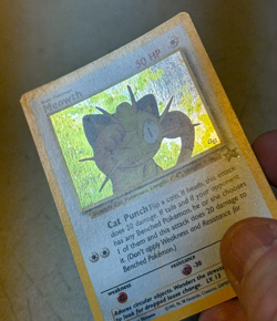 MEOWTH #10 / HOLO 2000 POKEMON PROMO BLACK STAR - MP CARD - Image 3