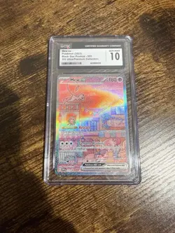 CGC 10 GEM MINT Mew Ex SVP053 ALTERNATE ART HOLO 151 UPC PROMO Pokemon Card - Image 1