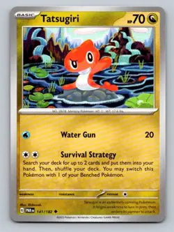 2023 Pokemon Card SV04: Paradox Rift Tatsugiri 141/182 - Image 1