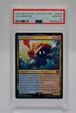 PSA 10 - VIVI ORNITIER M #248 MTG Final Fantasy FF9 GEM MINT Magic TCG FIN - Image 1