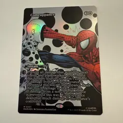 Comeuppance FOIL Borderless 0001 Marvel Eternal-Legal MAR MTG Mythic Unplayed NM - Image 1