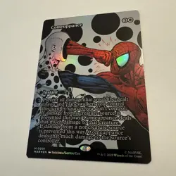 Comeuppance FOIL Borderless 0001 Marvel Eternal-Legal MAR MTG Mythic Unplayed NM - Image 2