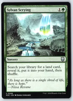 Sylvan Scrying - Commander: Modern Horizons 3 - MTG - Near Mint - Image 1