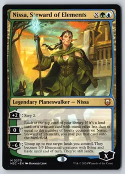 Nissa, Steward of Elements - Commander: Modern Horizons 3 - MTG - Near Mint - Image 1