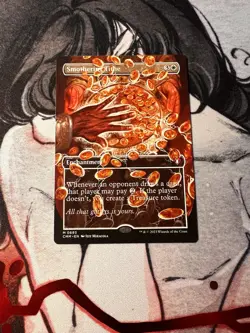 Smothering Tithe (Borderless) Commander Masters Regular NM MTG - Image 1