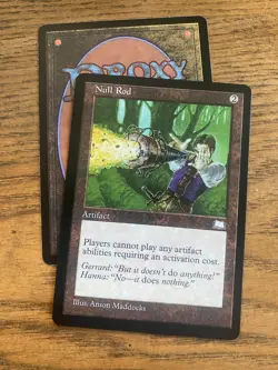 Null Rod MTG sticker cEDH - Image 1