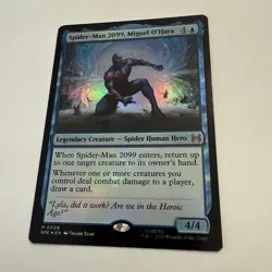 Spider-Man 2099, Miguel O'Hara FOIL Spider-Man Eternal-Legal SPE MTG Unplayed NM - Image 3