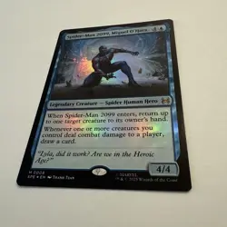 Spider-Man 2099, Miguel O'Hara FOIL Spider-Man Eternal-Legal SPE MTG Unplayed NM - Image 5