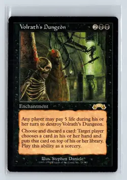 VOLRATH'S DUNGEON - MTG Magic the Gathering Card - Exodus - Rare - Image 1