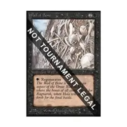 WOTC MtG Collector's Ed Wall of Bone (CE) (U) EX - Image 1