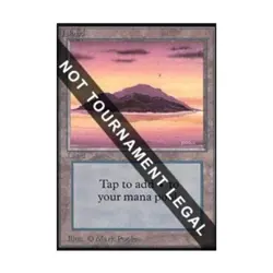 WOTC MtG Collector's Ed Island (A) (CE) (L) EX - Image 1